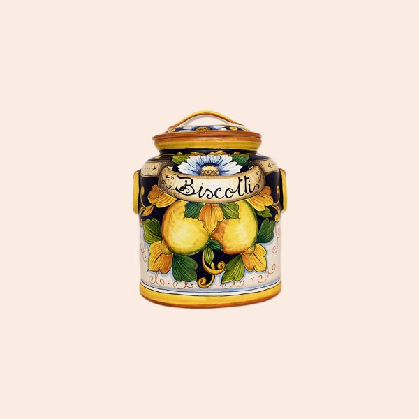 BISCOTTIERA OVALE CM.29H, LIMONI CRISTI
